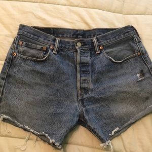 Levis Denim Shorts Upcycled